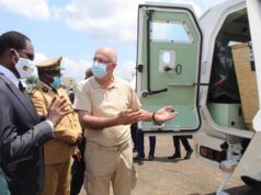 Photo reportage : la réception du matériel de la MINUSCA à Douala le 11 mai 2021