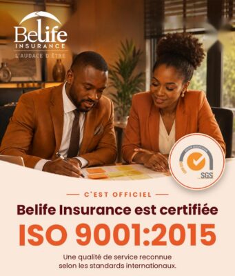 Assurance : Belife Insurance renouvelle sa certification ISO 9001 (version 2015), délivrée par SGS