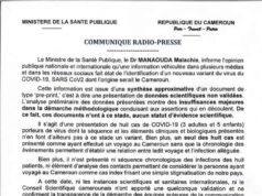 CAN 2021 : le Cameroun dément l’existence d’un nouveau variant de corona virus sur son territoire