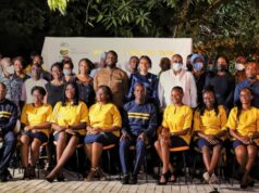 Encadrement : The Okwelians met 14 jeunes gladiateurs du leadership sur le terrain