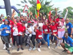 Rencontre sportive : 101 cheminotes et cheminots volontaires de Camrail prennent part à la 7e édition du Marathon International de Douala
