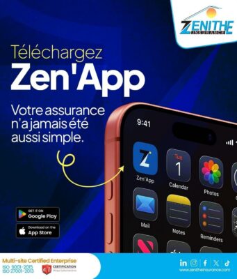 Innovation : Zenithe Insurance lance Zen’App, « l’assurance au bout des doigts »