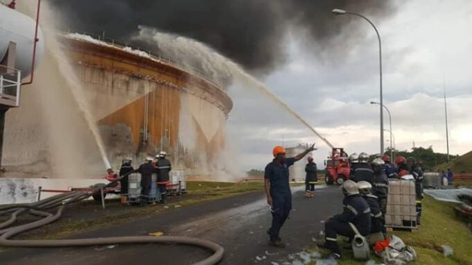 Sonara, lors de l'incendie